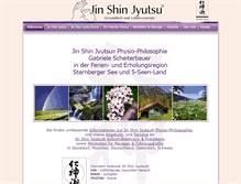 Tablet Screenshot of jinshinjyutsu-bayern.de
